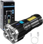4 core super bright LED flashlight torch light