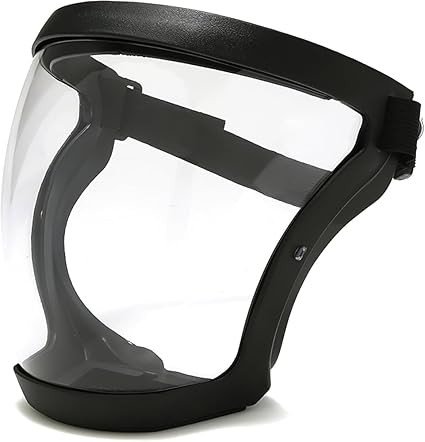 Transparent face shield mask full face protection