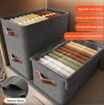 canvas storage box with lid