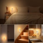 Smart automatic on off LED motion sensor light for indoor use