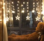 Decorative star string lights with multiple flashing modes