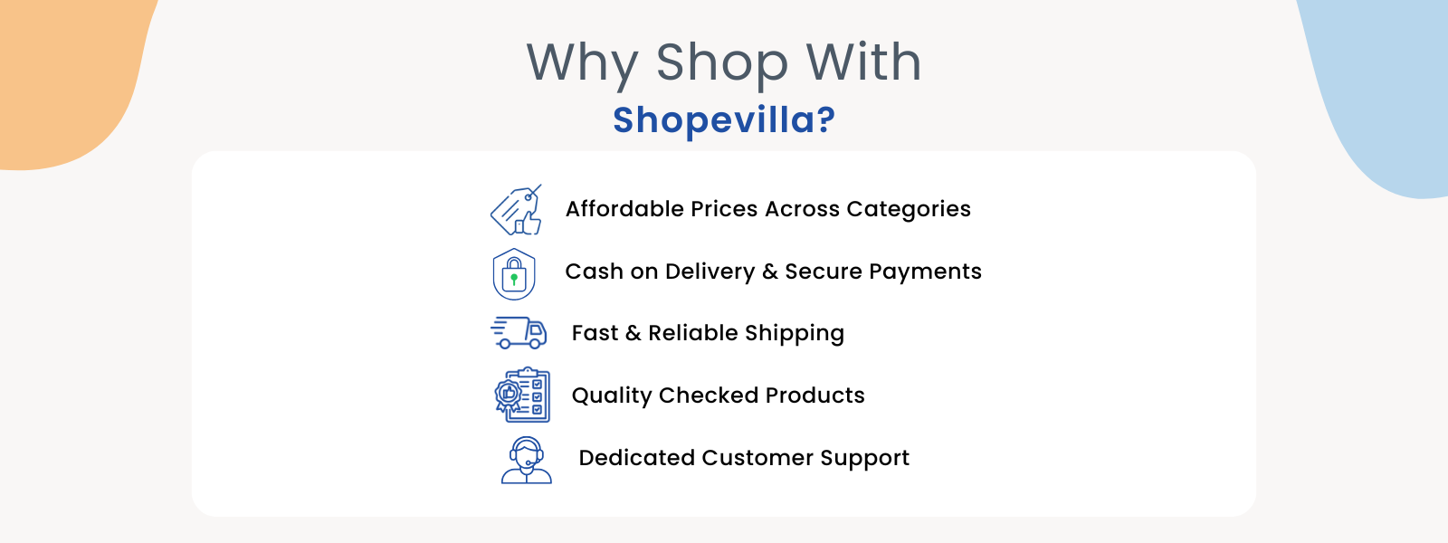 Why Shop With