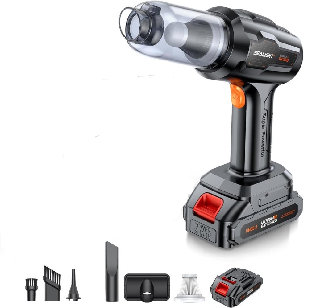 Portable car vacuum handheld cordless mini vacuum cleaner