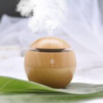 Light Wood Humidifier – USB Cool Mist Aroma Diffuser for Room - Image 2
