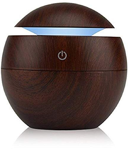 Dark wooden humidifier USB cool mist aroma diffuser