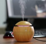 Light wood humidifier USB cool mist aroma diffuser