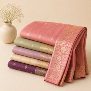 Beautiful women sarees collection with traditional and modern designs displayed on clean background